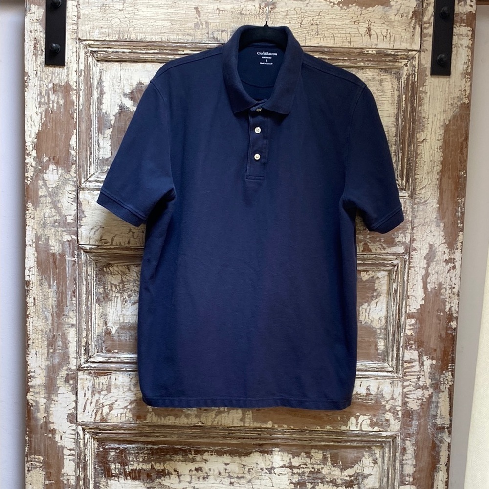 Croft & Barrow Blue Polo Shirt Casual Comfort